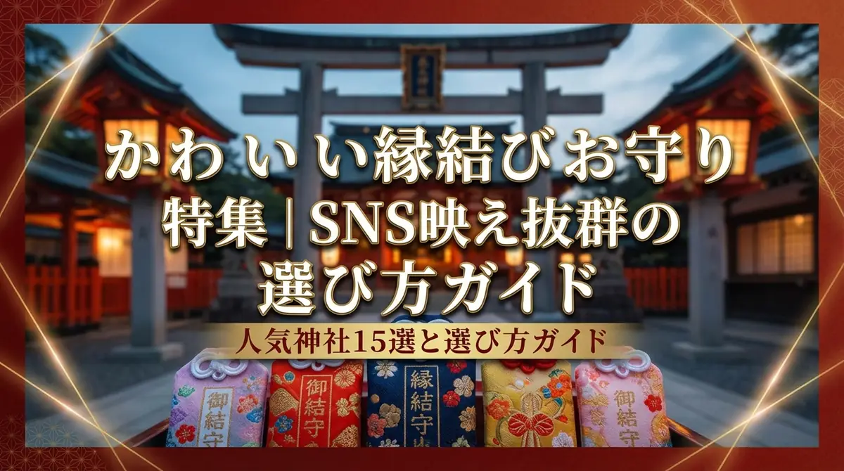 かわいい縁結びお守り特集|SNS映え抜群の人気神社15選と選び方ガイド