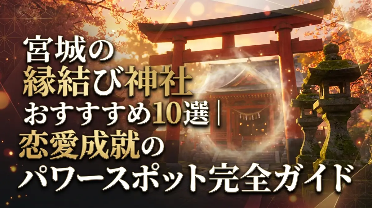宮城の縁結び神社おすすめ10選|恋愛成就のパワースポット完全ガイド