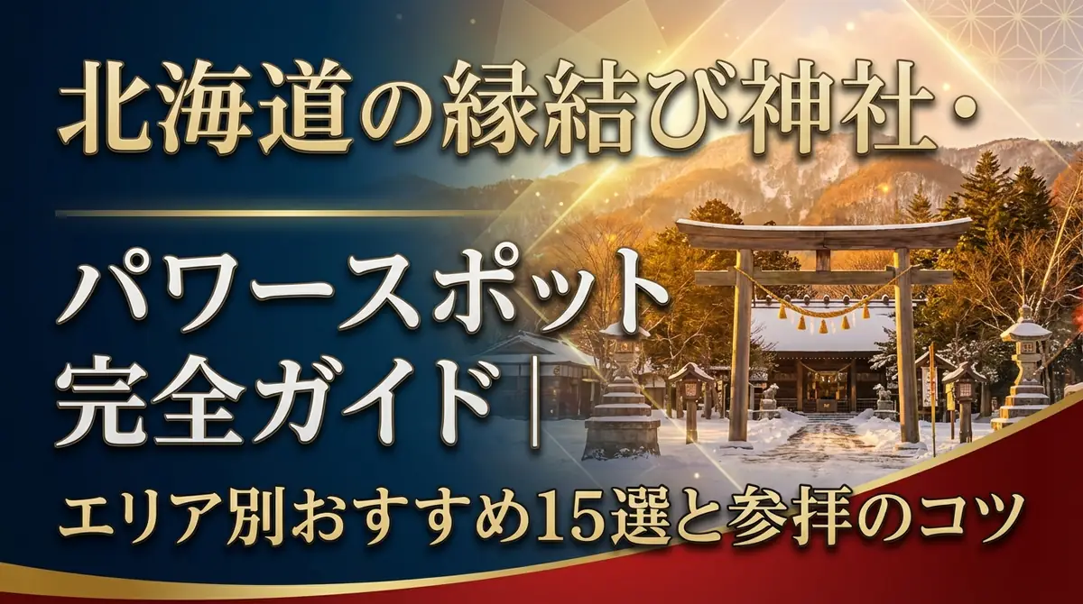北海道の縁結び神社・パワースポット完全ガイド|エリア別おすすめ15選と参拝のコツ
