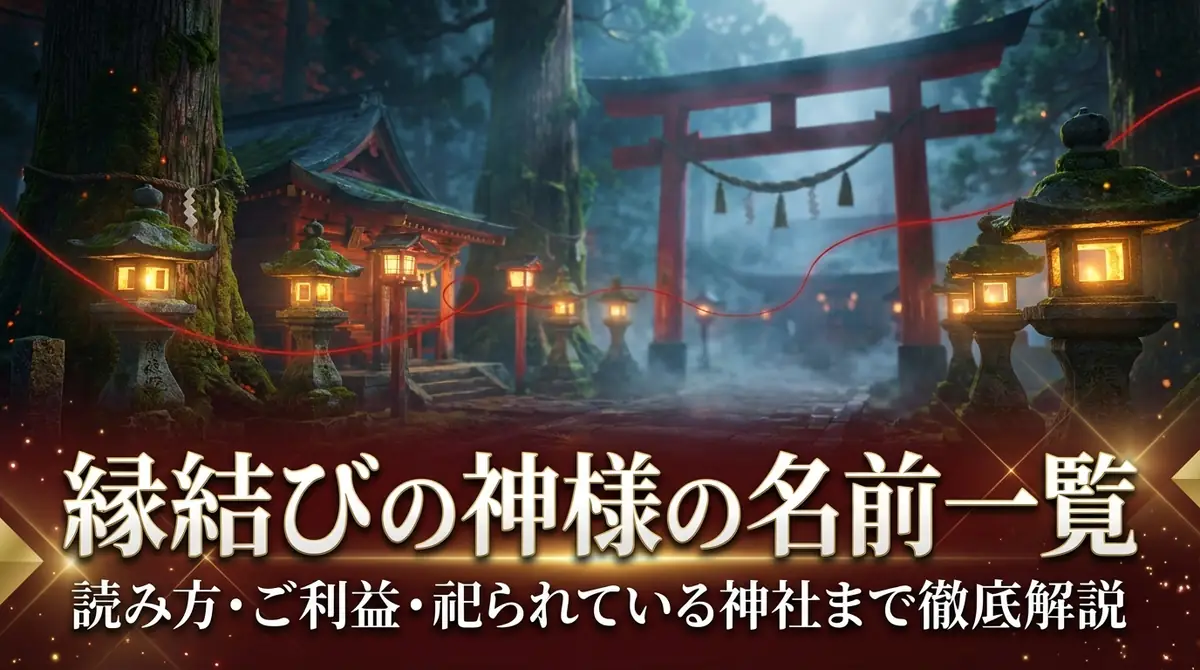 縁結びの神様の名前一覧|読み方・ご利益・祀られている神社まで徹底解説